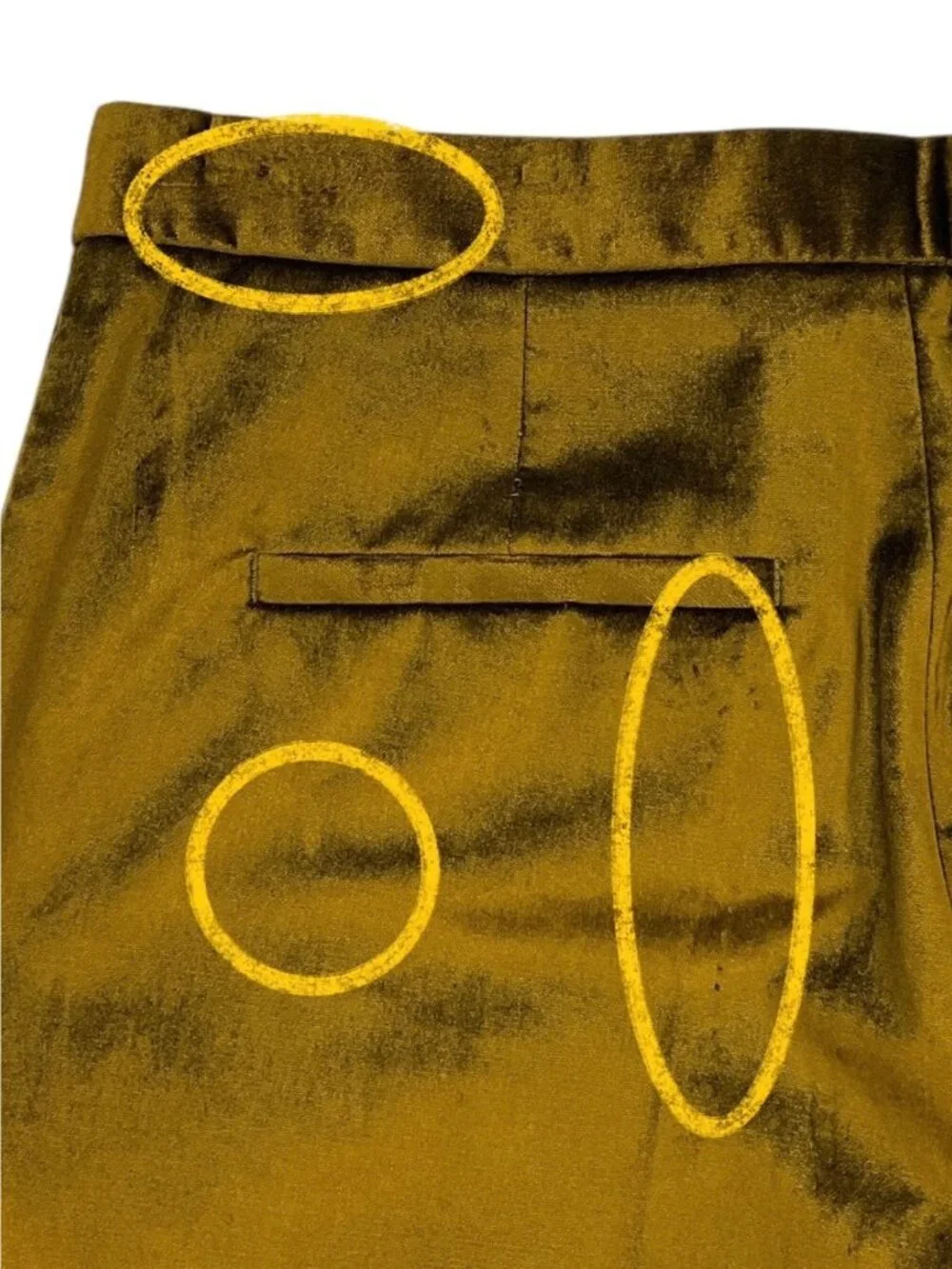 Rag & Bone Poppy Velvet Trouser Pant 2 Olive